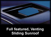 Click here for more info on Full Featured Sunroofs